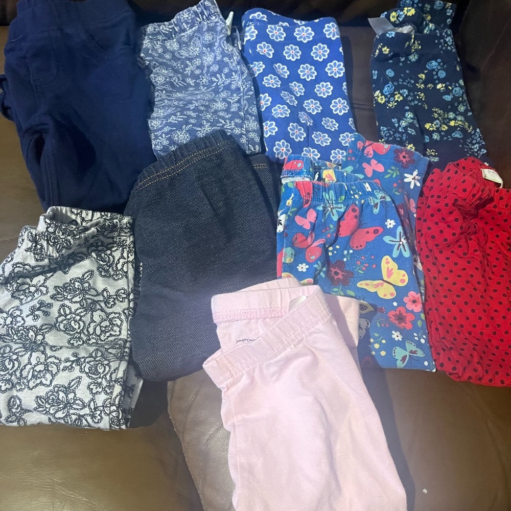 Bundle of 18 month leggings- 9 pair